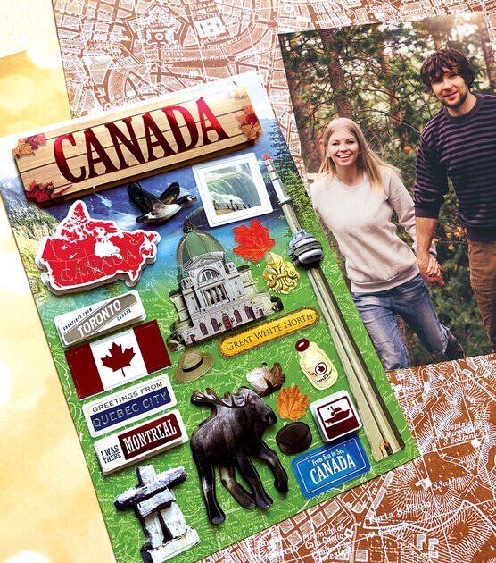 Paper House Canada Destination Stickers, , hi-res, image 2