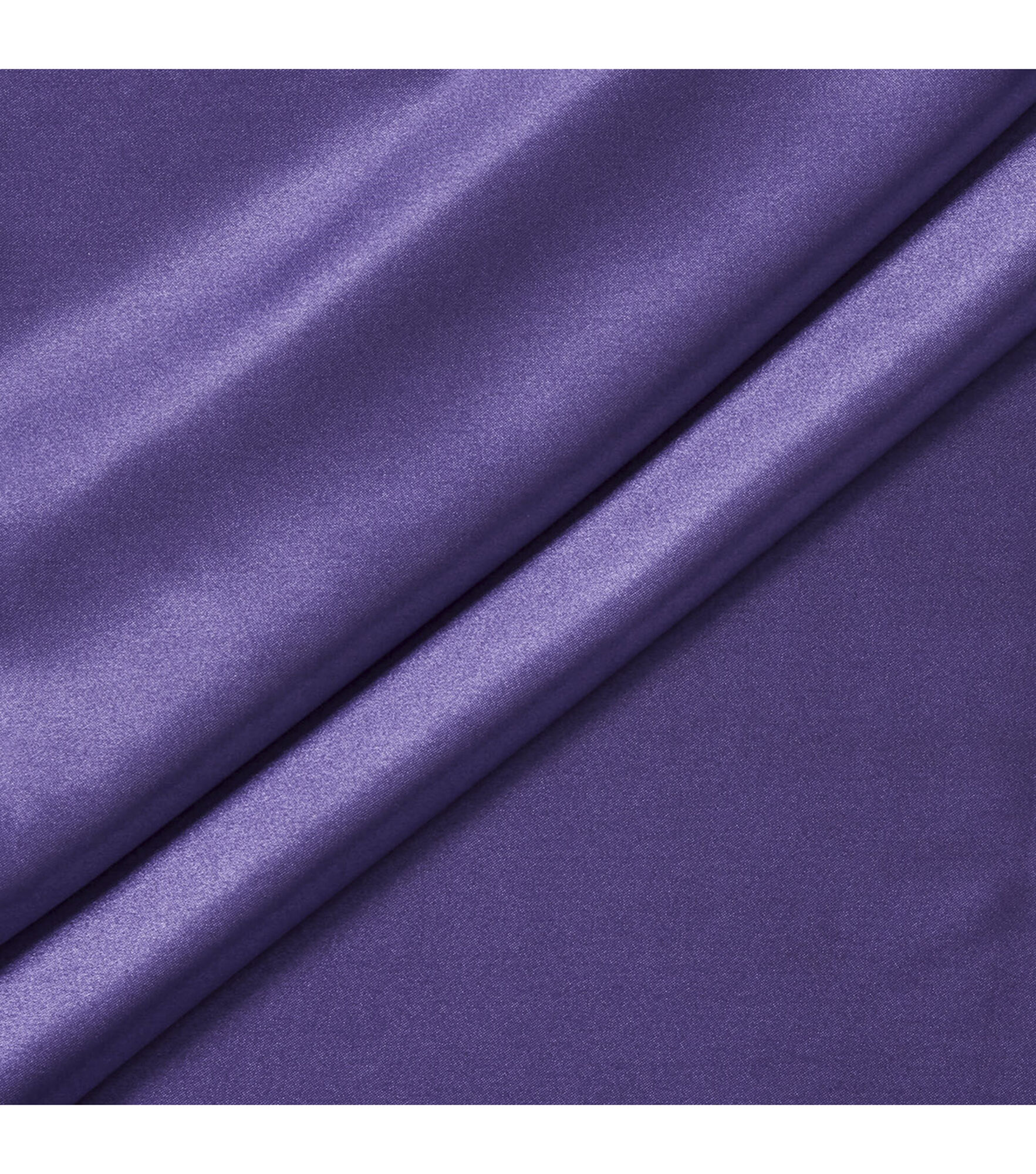 Glitterbug Satin Solid Fabric, Purple, hi-res