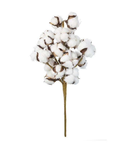 17.5" Cotton Stem by Bloom Room, , hi-res, image 1