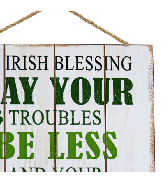 National Tree 16" St. Patrick’s Day Irish Blessing Wall Sign, , hi-res, image 2