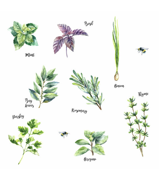 RoomMates Wall Decals Watercolor Herb, , hi-res, image 2