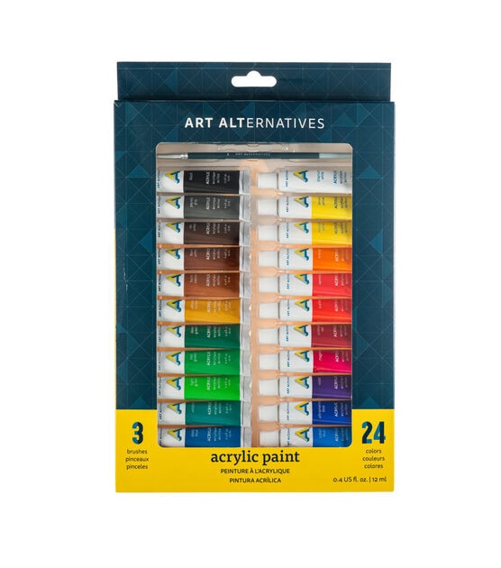 Art Alternatives Economy 12ml Acrylic Paint Set 24pc, , hi-res, image 2