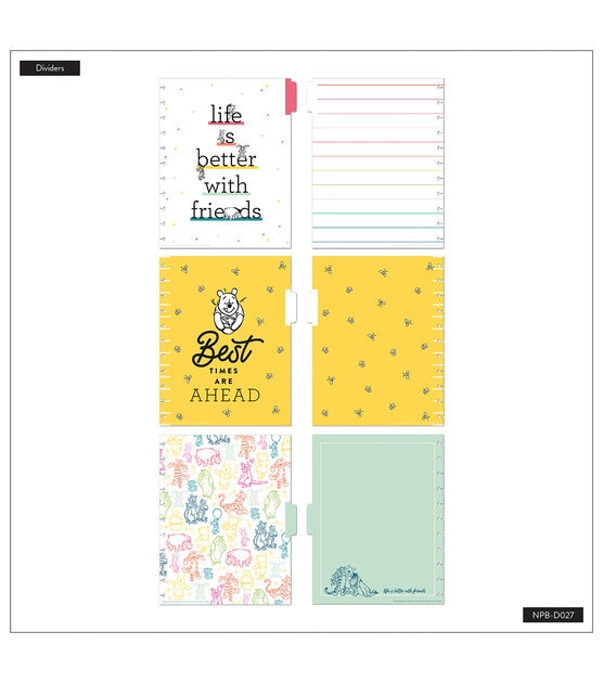 Happy Planner 60 Sheet Disney Winnie the Pooh True to You Big Notebook, , hi-res, image 3