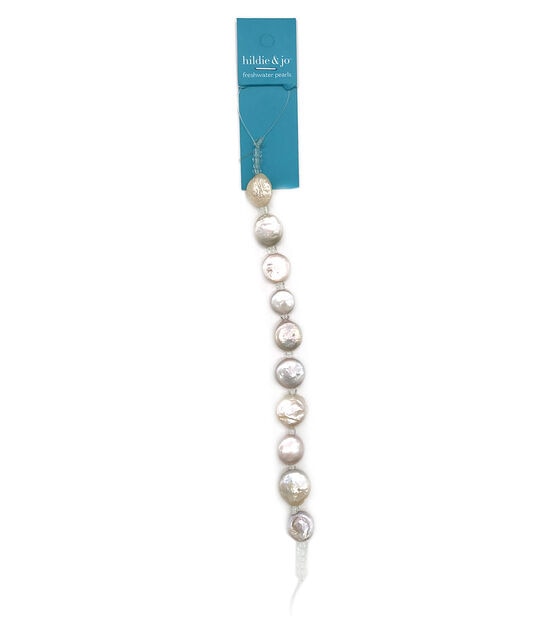 7" Ivory Freshwater Pearl Bead Strand by hildie & jo