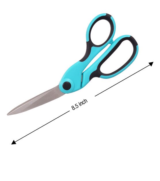 SINGER ProSeries Heavy-Duty Bent Sewing Scissors 8-1/2", , hi-res, image 7
