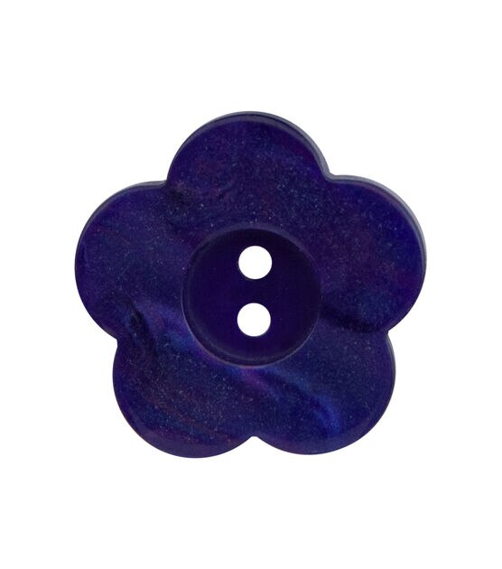 1" Flower 2 Hole Buttons 2pk, , hi-res, image 3