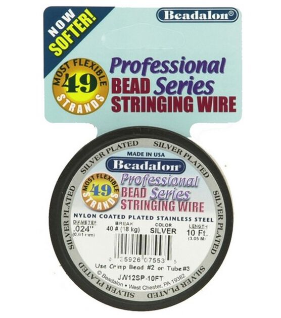 Beadalon - 49 Strand Bead Stringing Wire
