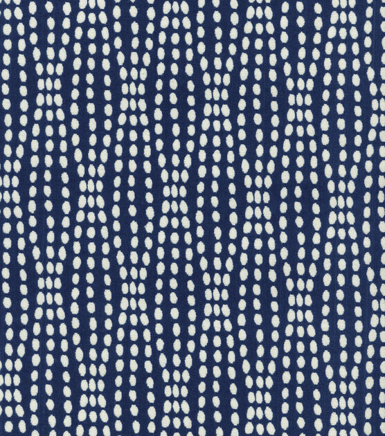 Waverly Upholstery Fabric 54" Strands Navy