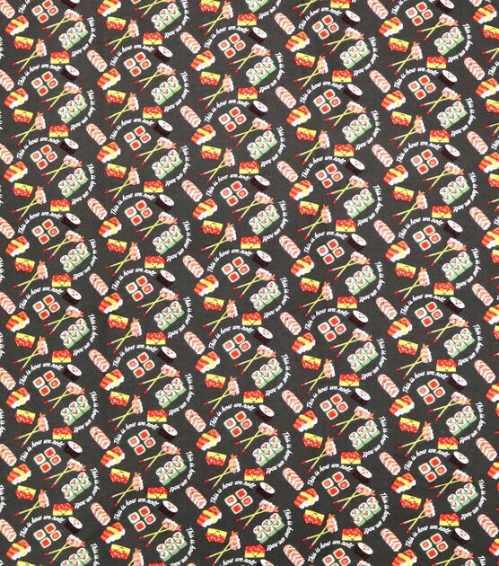 This Is How We Roll Super Snuggle Flannel Fabric, , hi-res, image 2