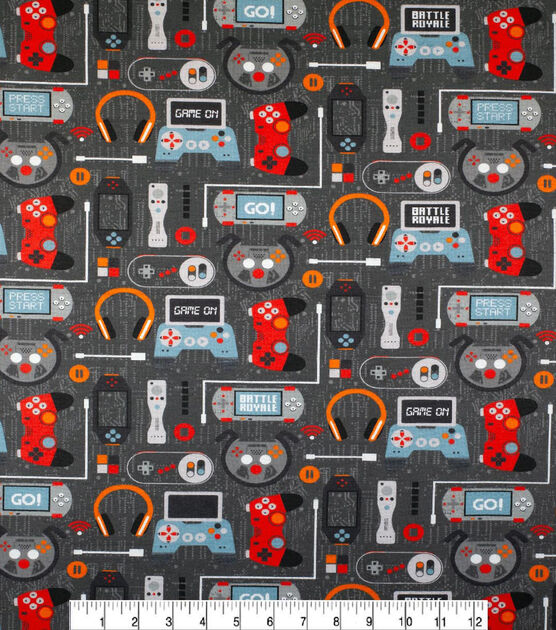 Game On Super Snuggle Flannel Fabric, , hi-res, image 2