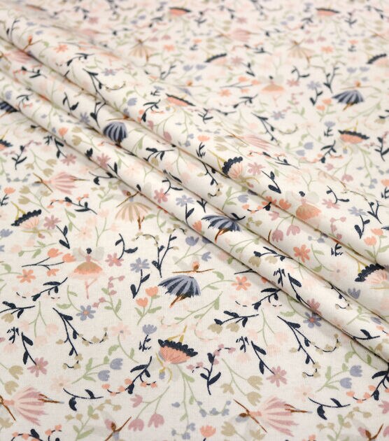 POP! Floral Fairy Super Snuggle Flannel Fabric, , hi-res, image 2