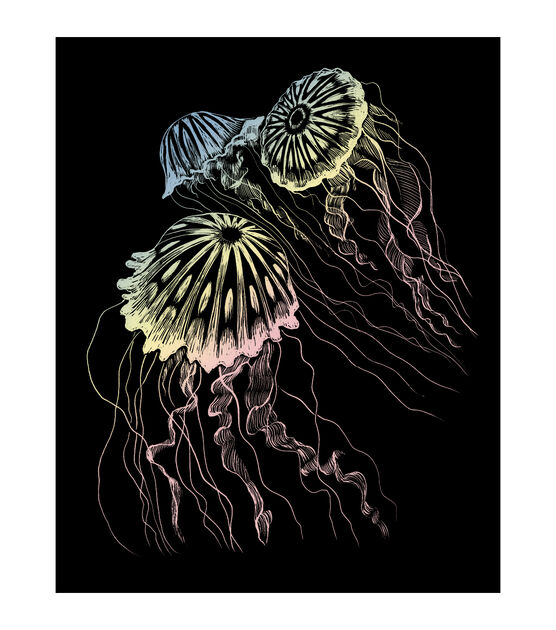 Royal Langnickel Holographic Foil Jellyfish Engraving Art Kit