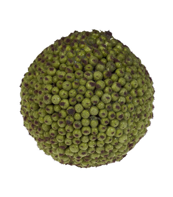 Nearly Natural 4" Green Berry Balls 6ct, , hi-res, image 2