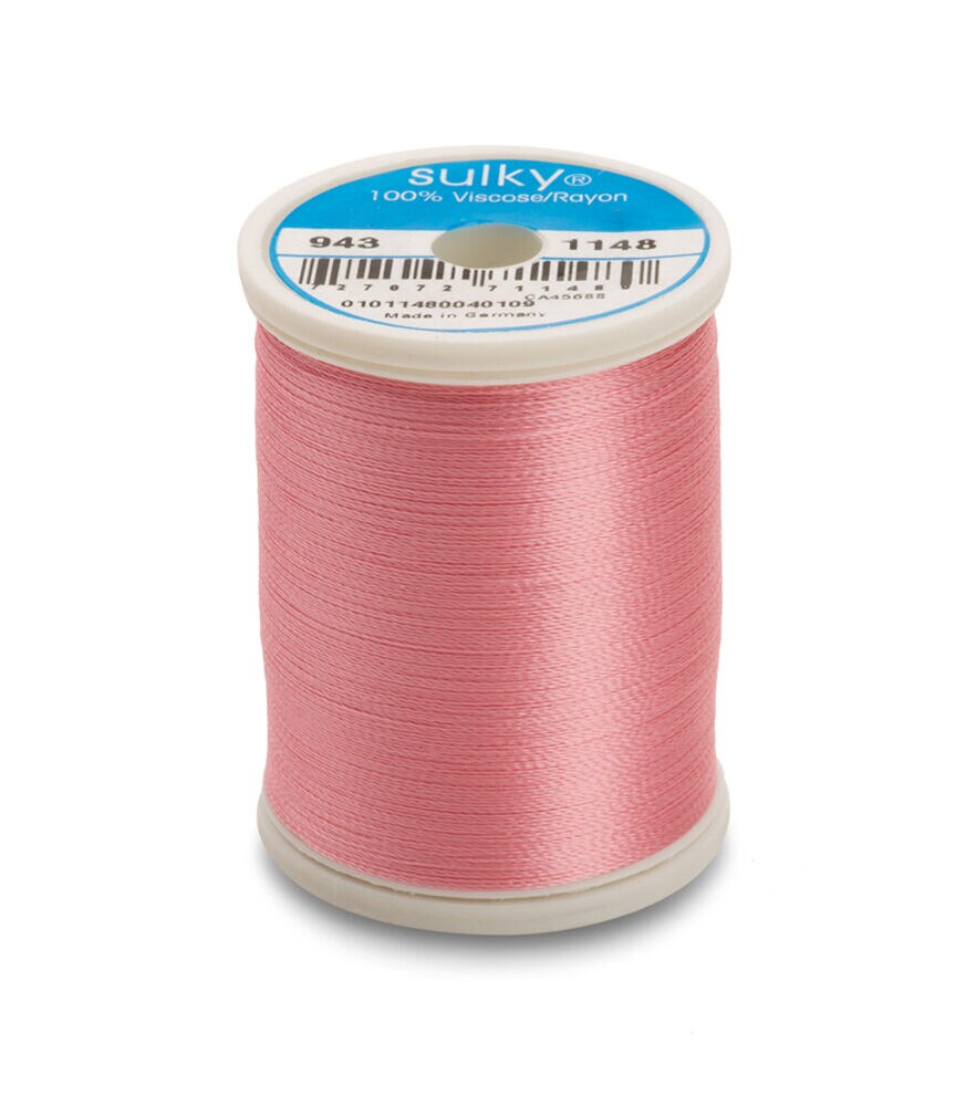 Sulky King Size 40wt Thread 850 yds, 1148 Lt Coral, swatch