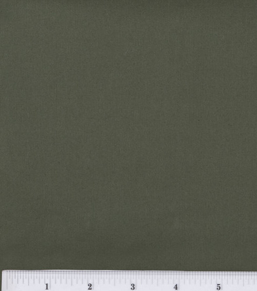 Sew Classic Bottomweight Classic Twill Solid Fabric, Army Green, swatch