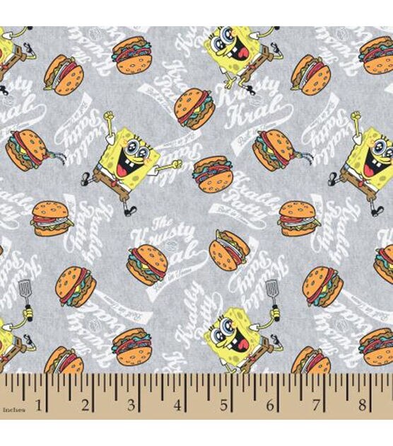 SpongeBob Knit Fabric Krabby Patty