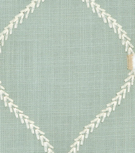 Williamsburg Multi Purpose Decor Fabric 54'' Shore Deane Embroidery, , hi-res, image 2