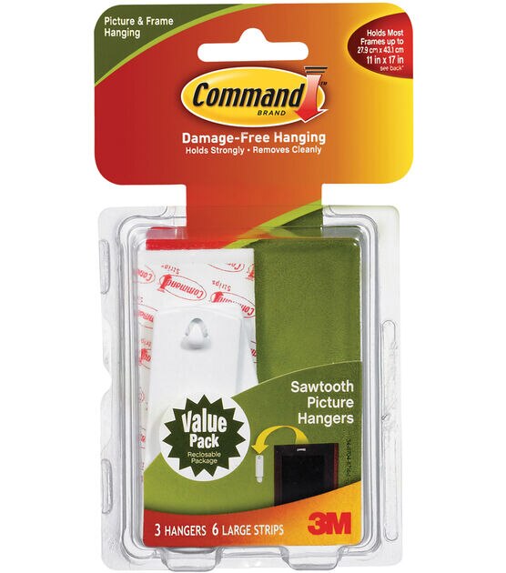 Command 9ct Picture Hangers & Strips