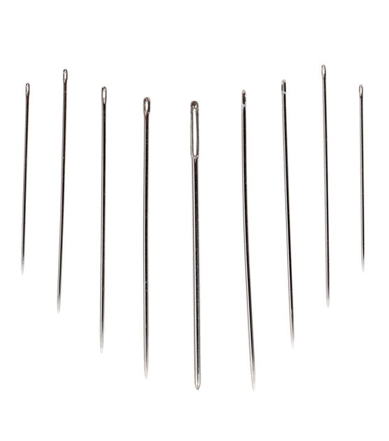 SINGER Hand Sewing Needles with Needle Threader Assorted Sizes 30ct, , hi-res, image 4