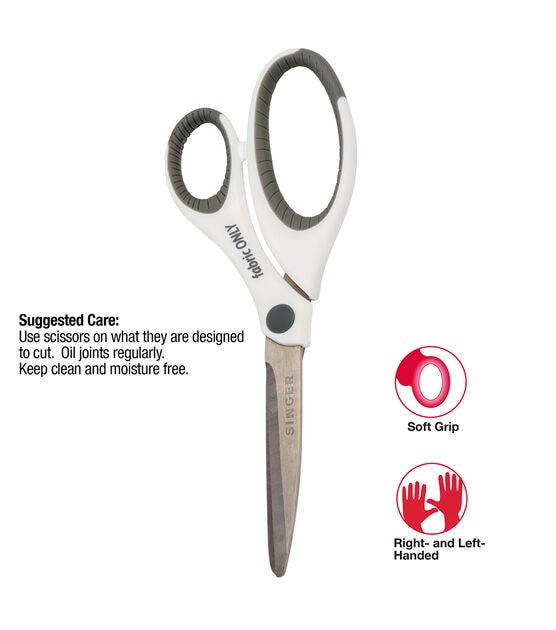 SINGER Sewing Scissors with Comfort Grip 8 1/2", , hi-res, image 16