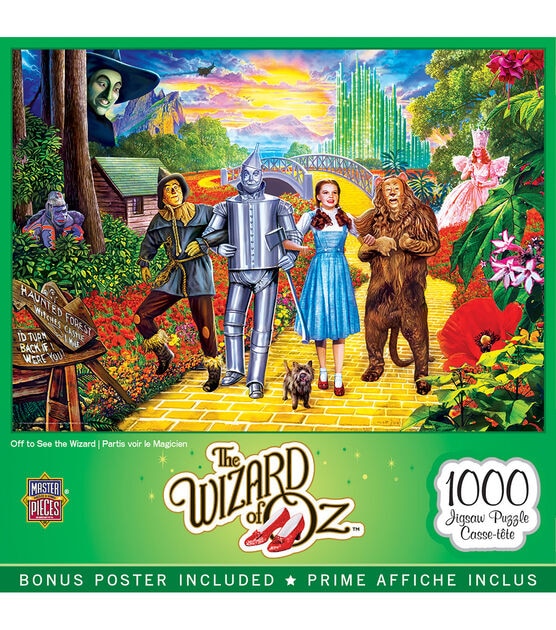 MasterPieces 19" x 27" Off to See the Wizard Jigsaw Puzzle 1000pc