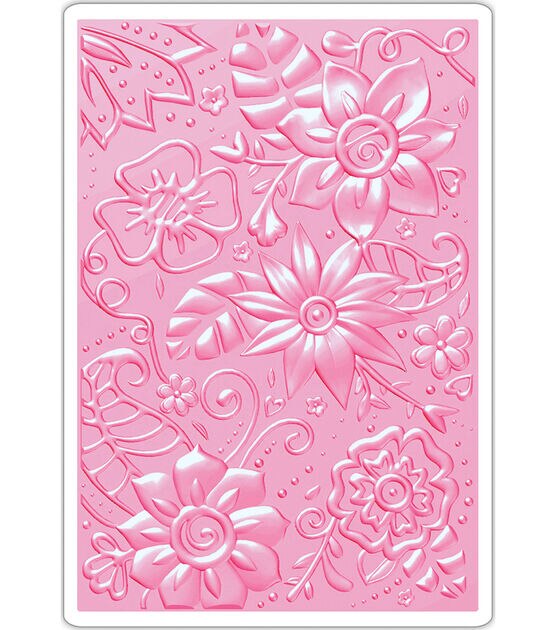 Sizzix 3D Textured Impressions Embossing Folder Bohemian Botanical, , hi-res, image 2