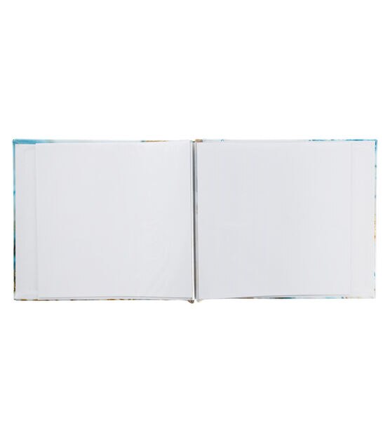 12" x 12" Teal & Gold Marble Pattern Scrapbook Album by Park Lane, , hi-res, image 2