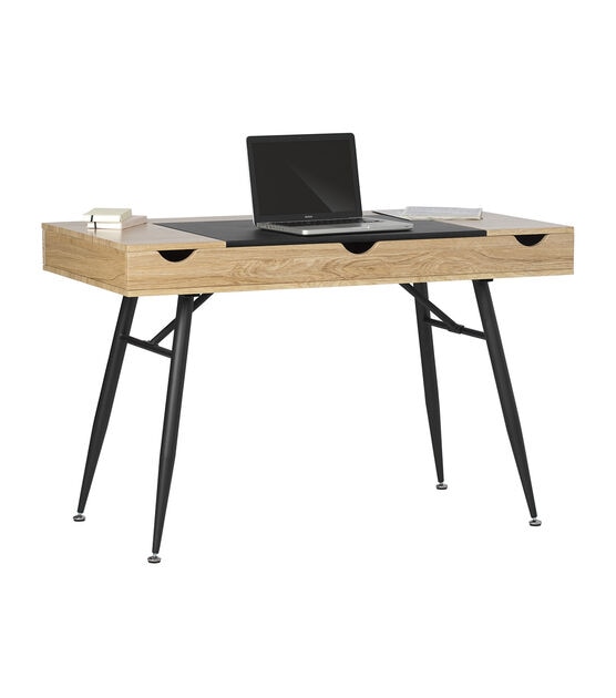 Studio Designs Nook Desk Graphite & Ashwood, , hi-res, image 10