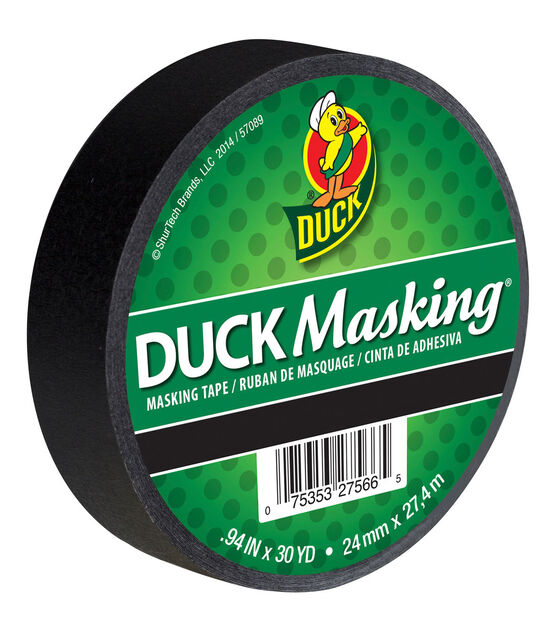 Duck Masking Tape .94"x30yd Black