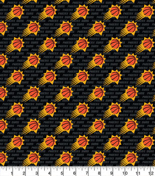 Phoenix Suns Toss Wordmark Nba Fleece Fabric Joann