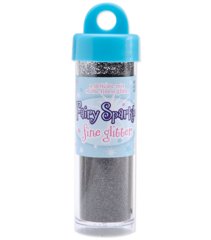 Fairy Sparkle Fine Glitter 14g, Black, swatch
