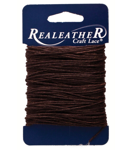 Realeather Waxed Thread, Brown