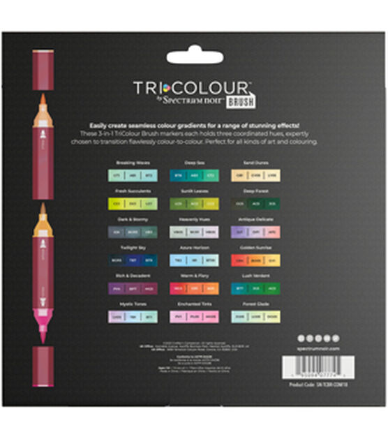 Spectrum Noir Complete Collection Triblend Brush Markers 18pc, , hi-res, image 3