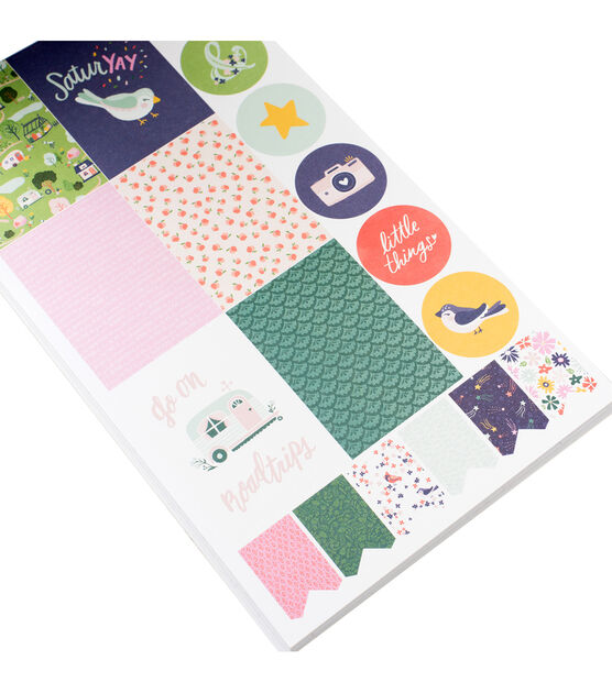 American Crafts Dear Lizzy Sticker Book with Foil Accents