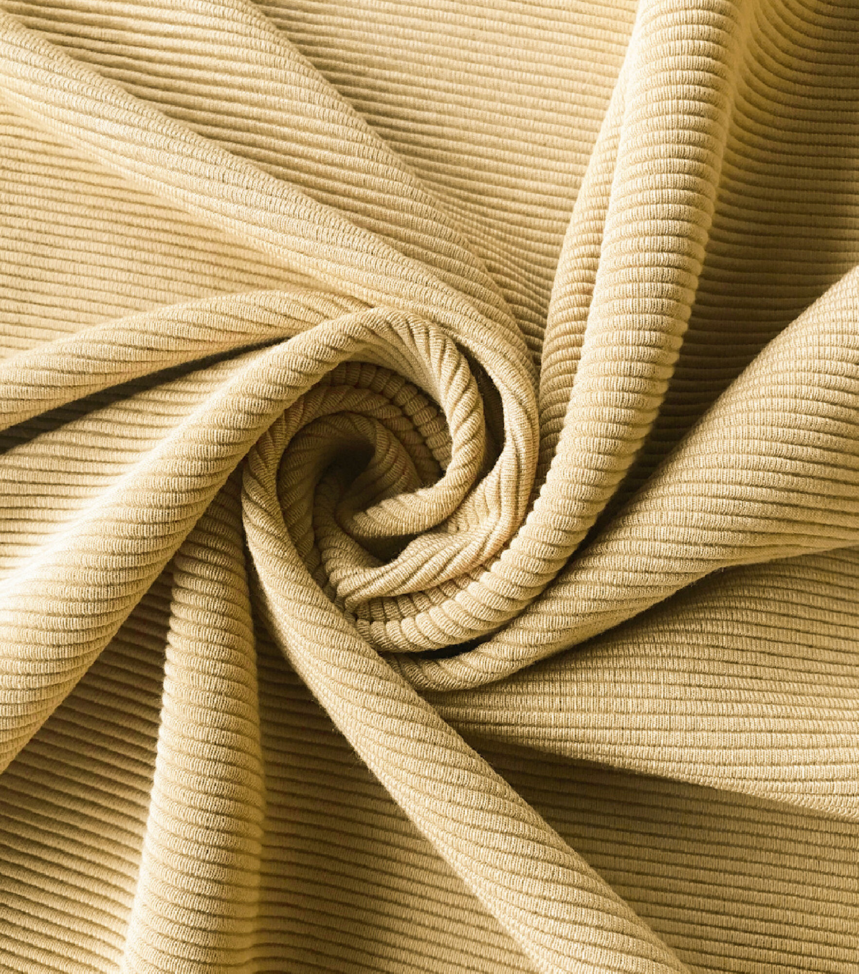 Rib Knit 2x2 Fabric White