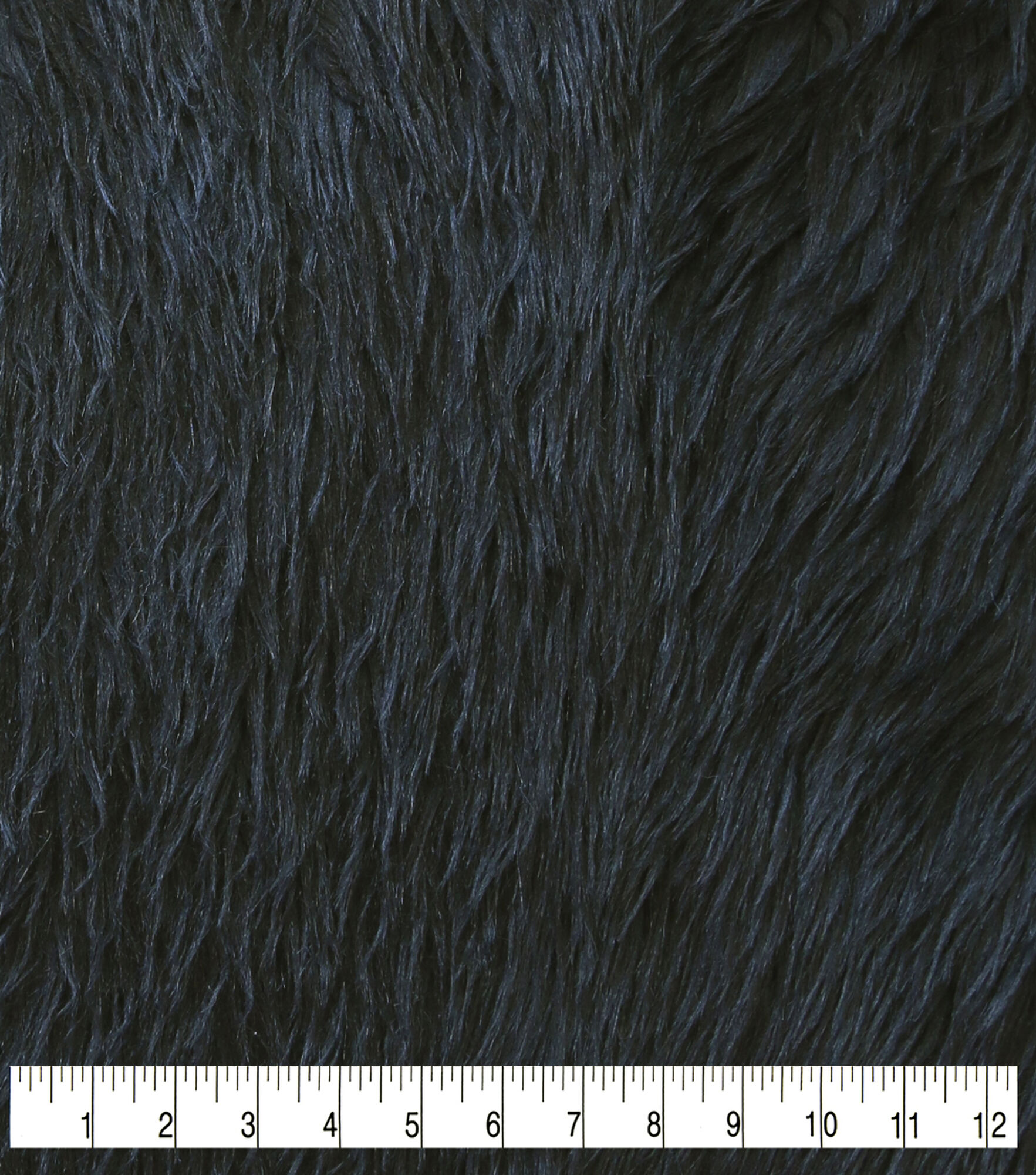 Husky Faux fur Fabric, Black, hi-res