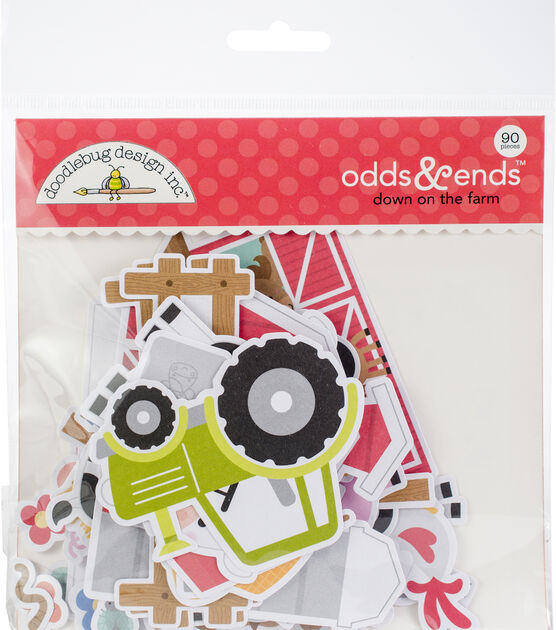 Doodlebug Down on the Farm Odds & Ends 90 pk Die Cuts