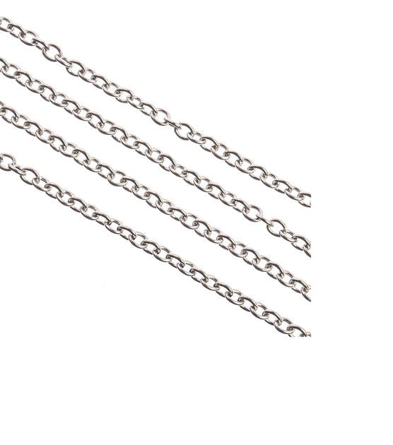 John Bead Stainless Steel Rolo Chain 1m w/ 2.5x2mm Links, , hi-res, image 1