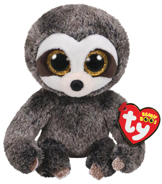 Ty Inc Beanie Boos Brown Regular Dangler the Sloth Plush Toy