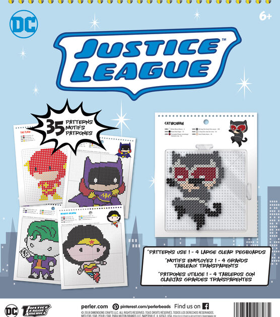 Perler 14 Sheet Justice League Pattern Pad, , hi-res, image 2