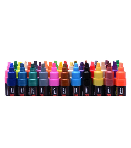 Posca PC-8K Paint Marker Pen Broad Chisel Tip Assorted Set Pack 16
