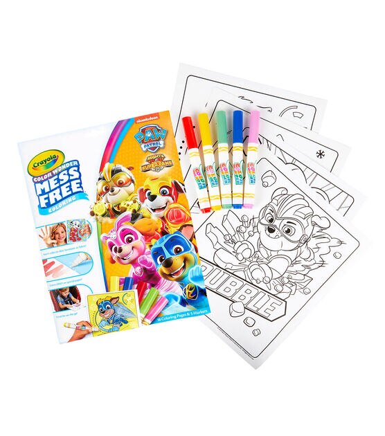 Crayola Color Wonder Mess-Free Colouring Book & Markers Kit, Paw