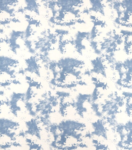 Light Blue Tie Dye Super Snuggle Flannel Fabric