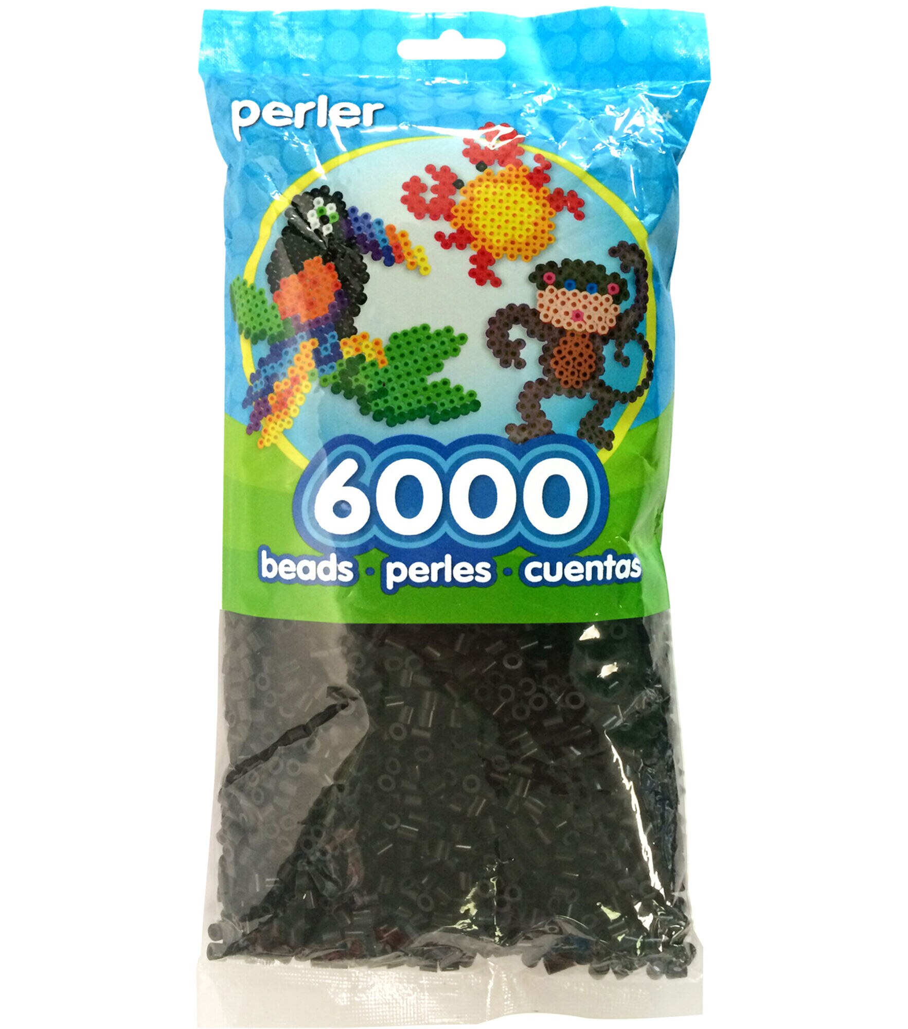 Perler 6000pc Beads, Black, hi-res