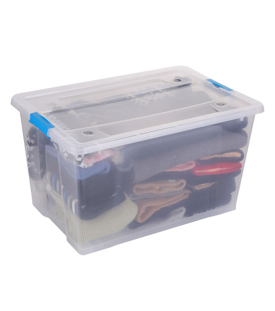 52 Liter Plastic Storage Box With Snap Lid by Top Notch, , hi-res, image 4
