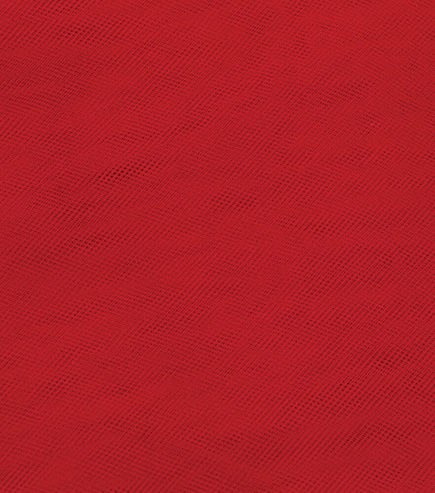 108 Inch Matte Tulle Shifting Fabric, Tango Red, swatch, image 2