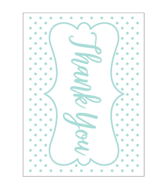 A2 Thank You & Dots Embossing Folder by Park Lane