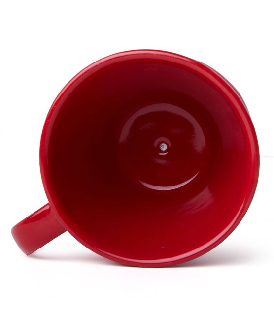 13oz Christmas Red Ceramic Pour Over Coffee Dripper by Place & Time, , hi-res, image 2