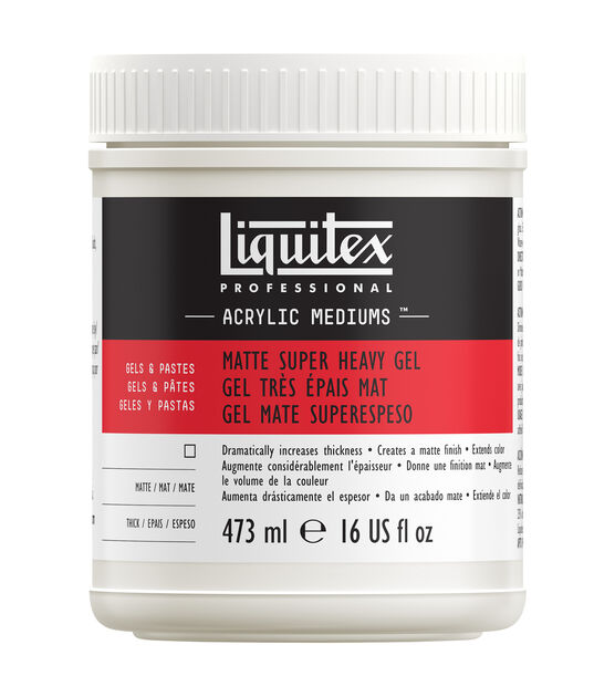 Liquitex 16 oz Matte Super Heavy Acrylic Gel Medium