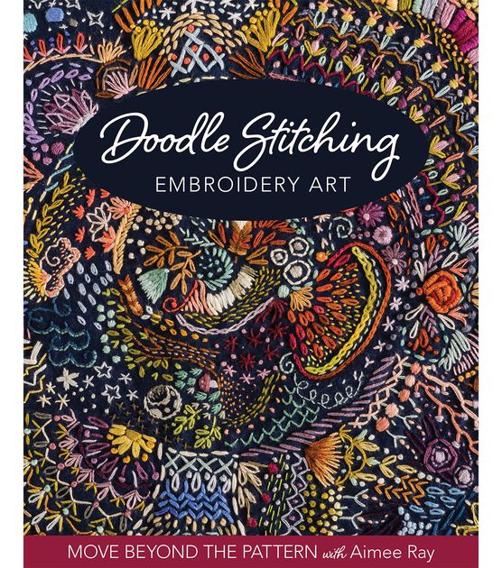 Stash Books Doodle Stitching Embroidery Art